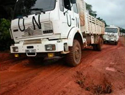 Glory for the country of providing UN trucks 