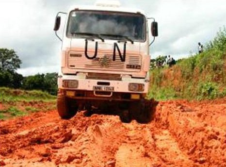 Glory for the country of providing UN trucks 