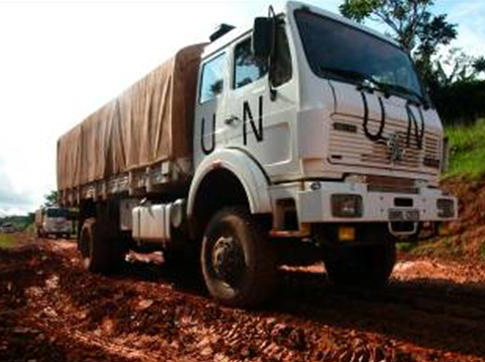 Glory for the country of providing UN trucks 